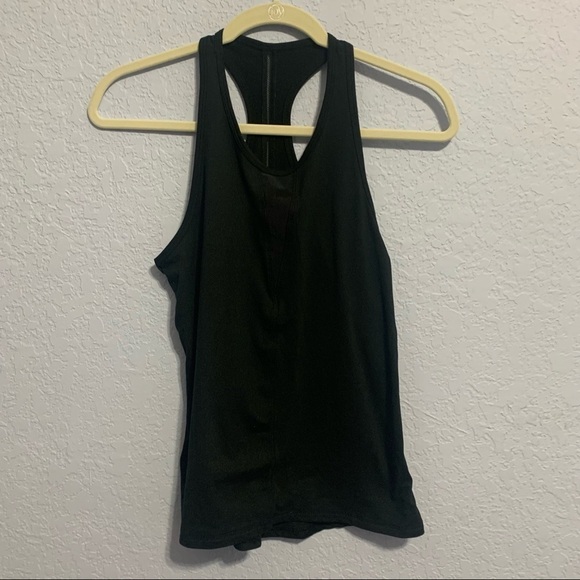 Zyia Active Effortless Black Mesh Racerback Tank Top - Picture 1 of 6